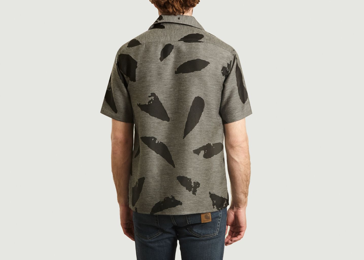 Chemise jacquard plume - AMI Paris