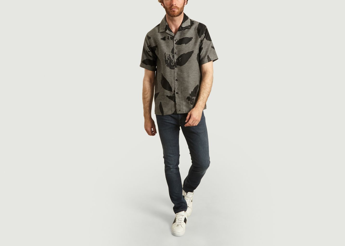 Chemise jacquard plume - AMI Paris