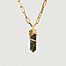 Gold plated necklace and labradorite Tree Stone - An-nee