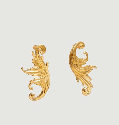 Akantha Gold Plated Pendant Earrings