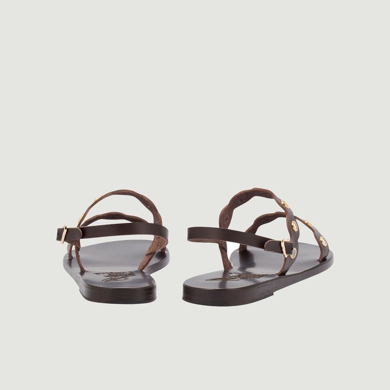 Clio Mirrors leather sandals Brown Ancient Greek Sandals | L'Exception