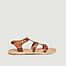 Sandales Grace Kelly effet python - Ancient Greek Sandals