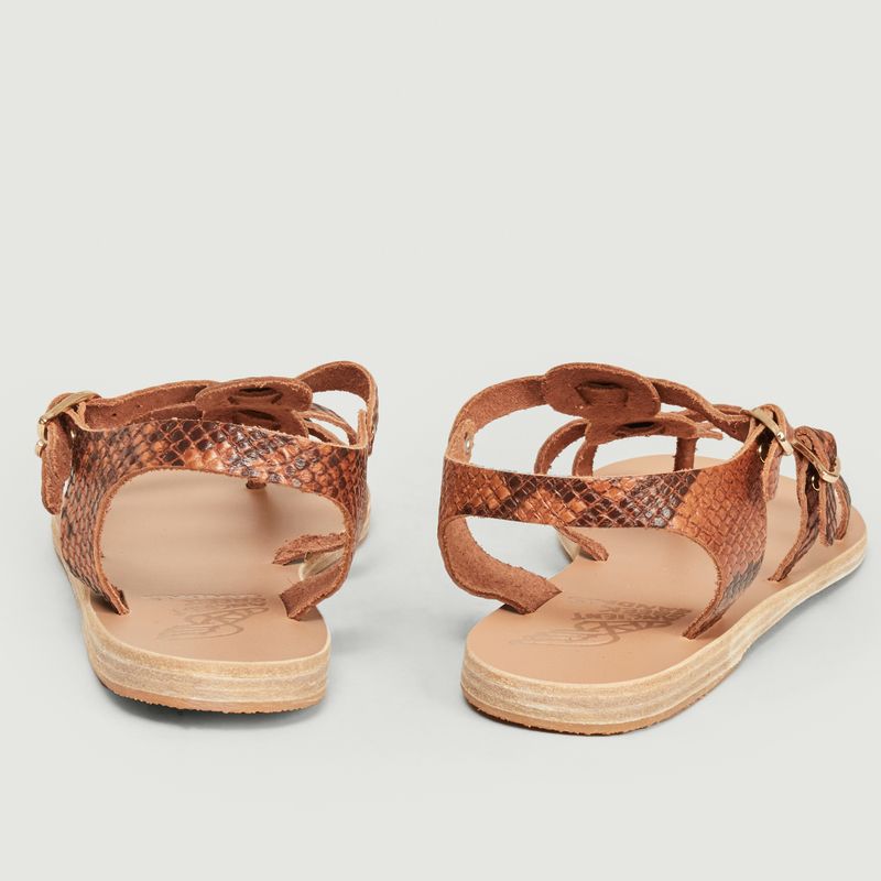 Grace Kelly Python-Effekt-Sandalen - Ancient Greek Sandals