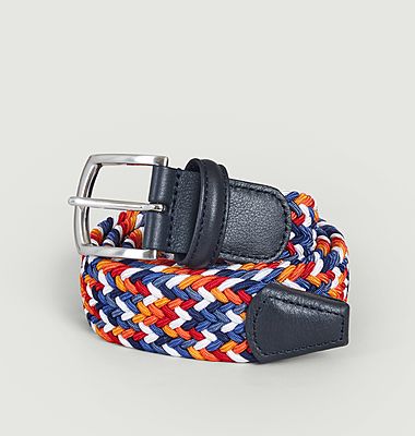Elastic braided belt 