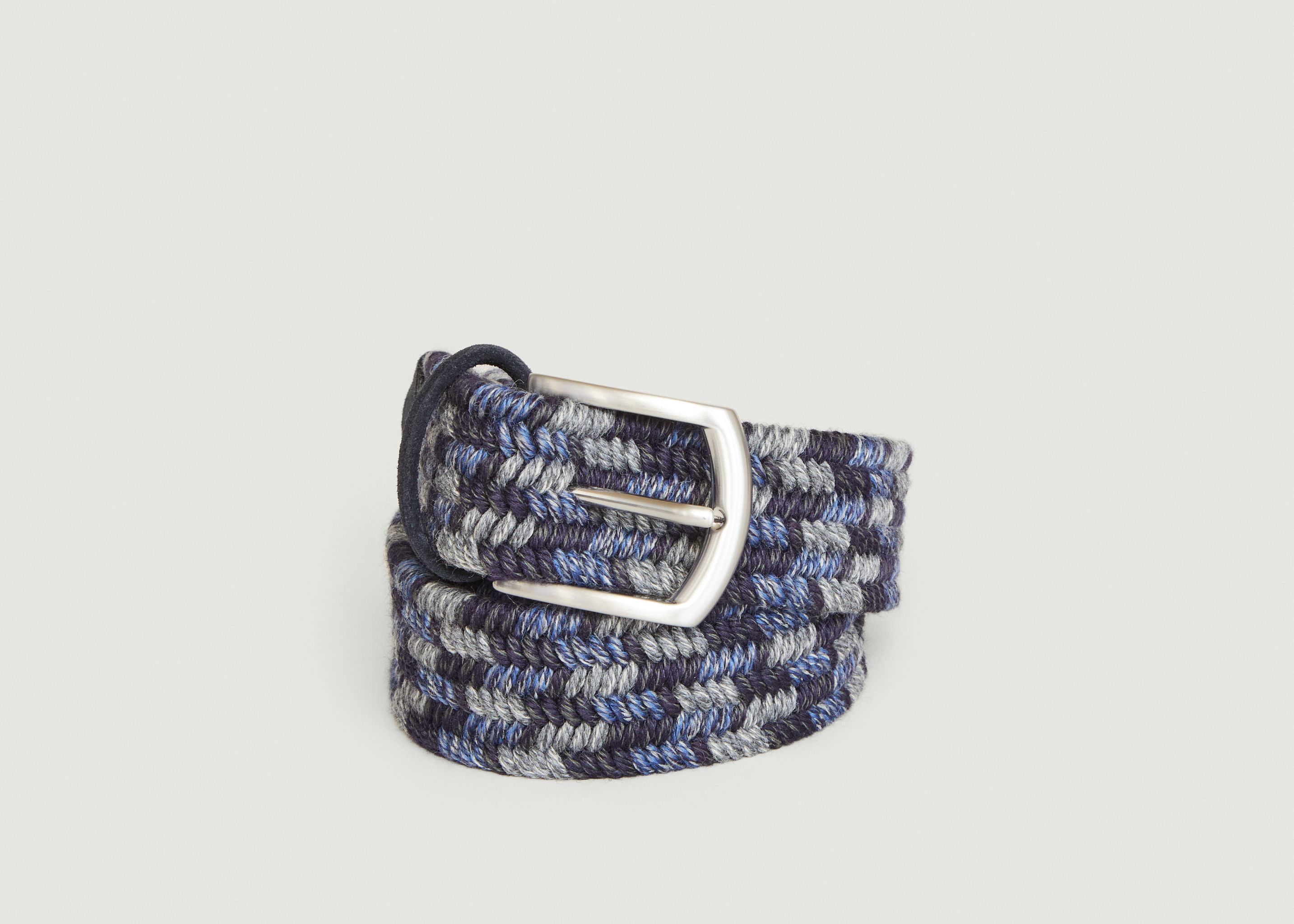 Elasticated woven wool belt - Anderson's