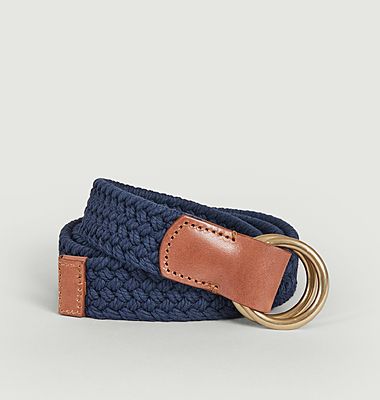 Elastic braided belt 