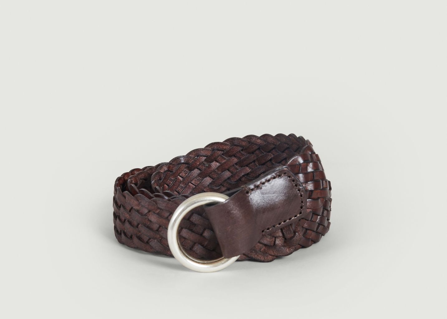 Braided leather belt - Anderson's