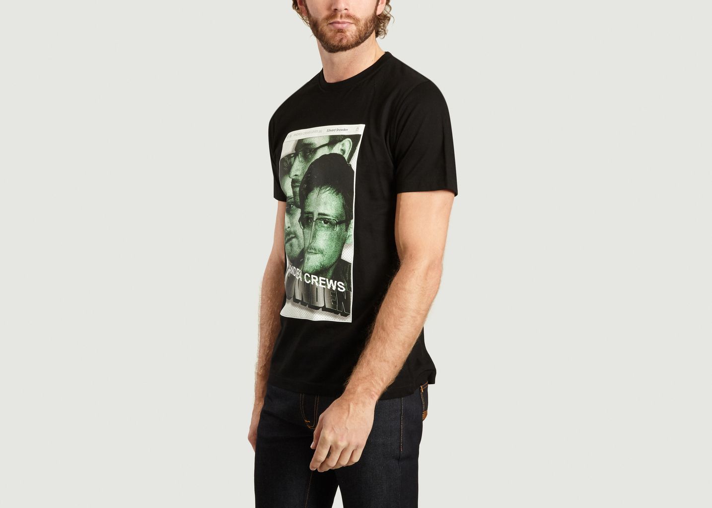 T-shirt Snowden - Andrea Crews