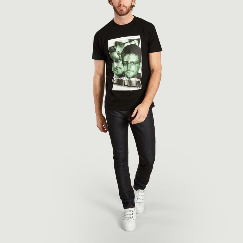 T-shirt Snowden - Andrea Crews