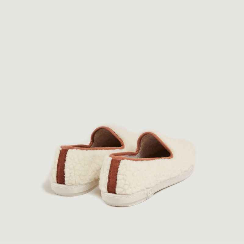 Natural Wool Bouclette Slipper AW - Angarde