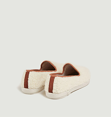 AW Slipper in Natural Wool Loop