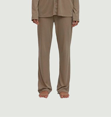 Plain tencel and organic cotton pyjama pants