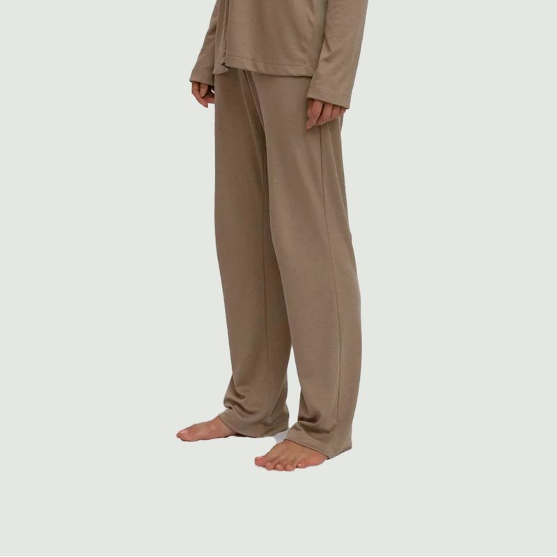 Pantalon de pyjama uni en tencel et coton bio - Angarde