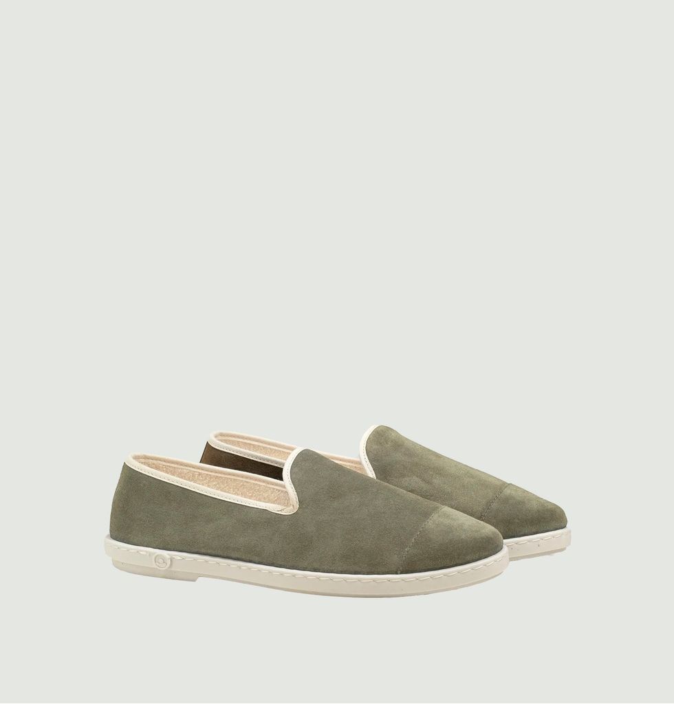 Sale Leather Slipper Khaki Angarde at 20 L Exception