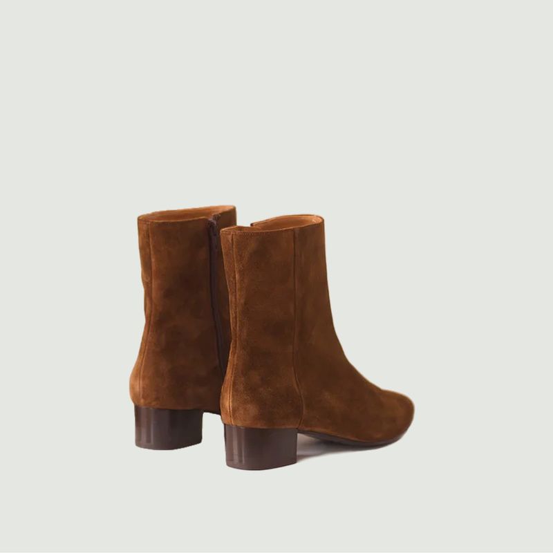 Michele suede leather boots - Anne Thomas Chaussures
