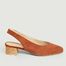 Sandales slingback en cuir velours Michele - Anne Thomas Chaussures