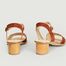 Sandales en cuir velours Emily - Anne Thomas Chaussures