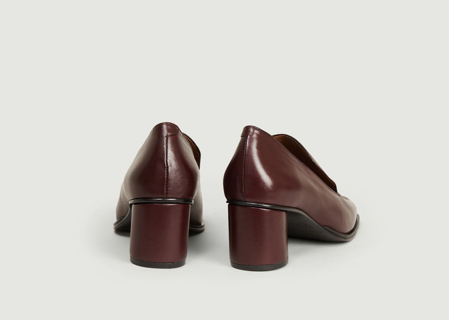 Mocassins en cuir nappa à talons Simon - Anne Thomas Chaussures