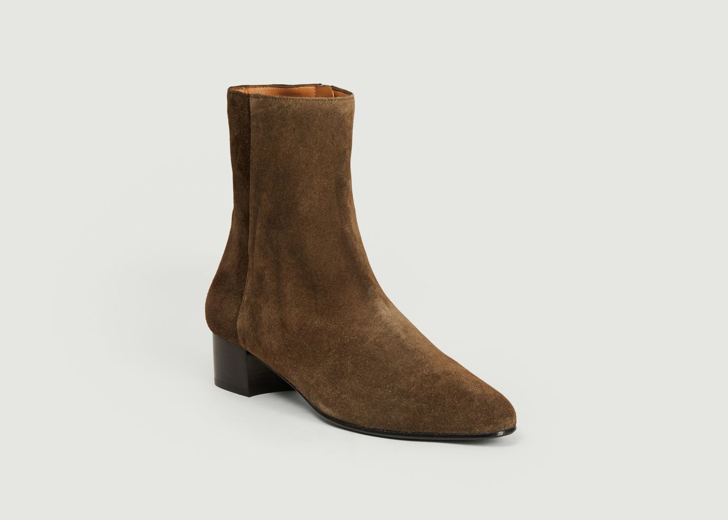 Boots en cuir suédé Michèle - Anne Thomas Chaussures