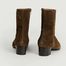 Michèle suede leather boots - Anne Thomas Chaussures