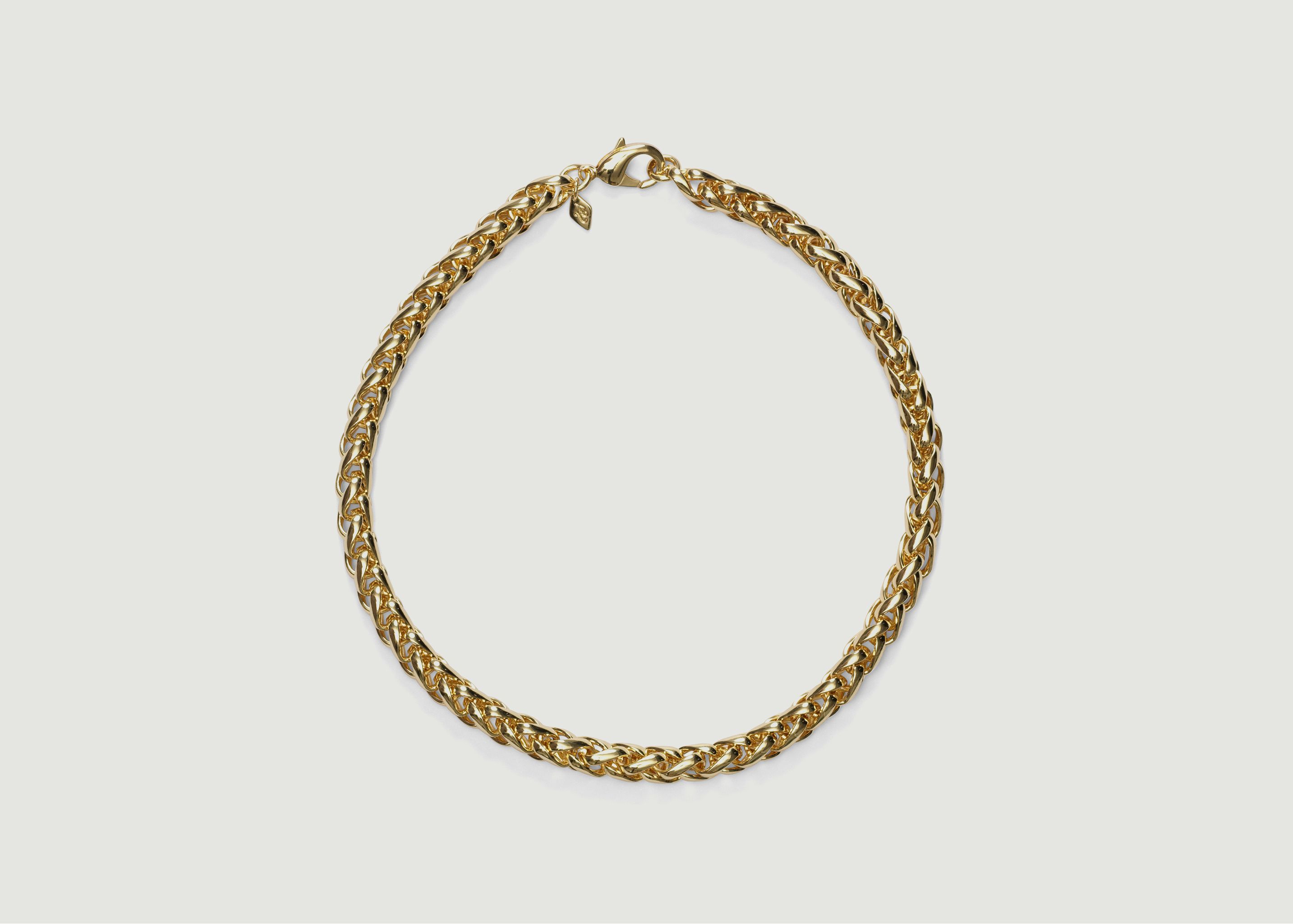 Liquid gold plated chain necklace - Anni Lu