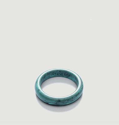 Belize turquoise effect ring