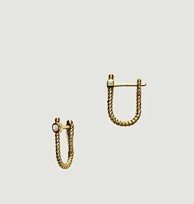 Golden Rope Earrings