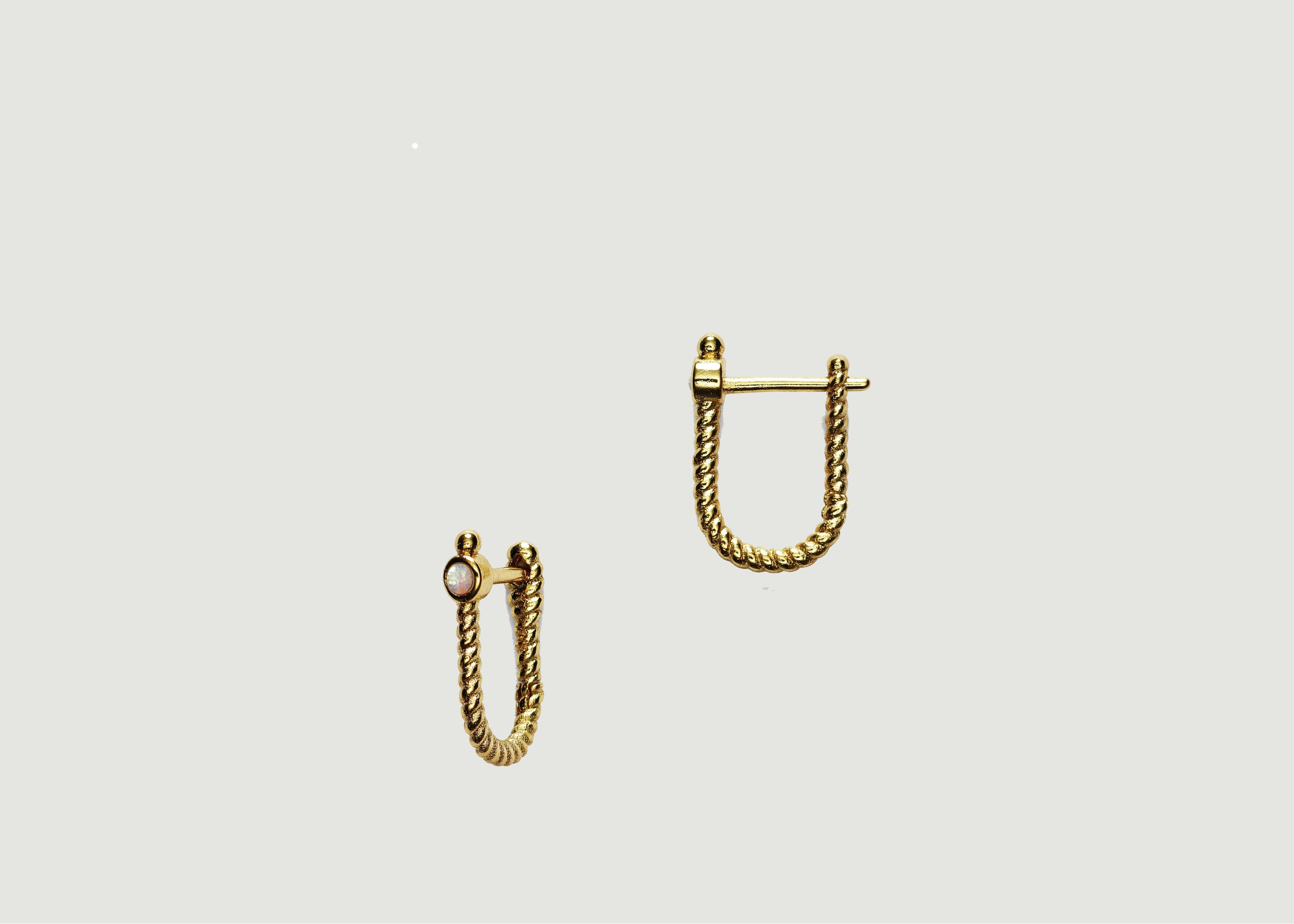 Boucles d'oreilles Golden Rope - Anni Lu