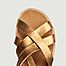 Bartolo laminated leather sandals - Anthology Paris