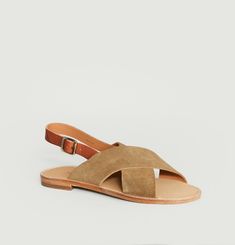 Two-tone Burma sandals
