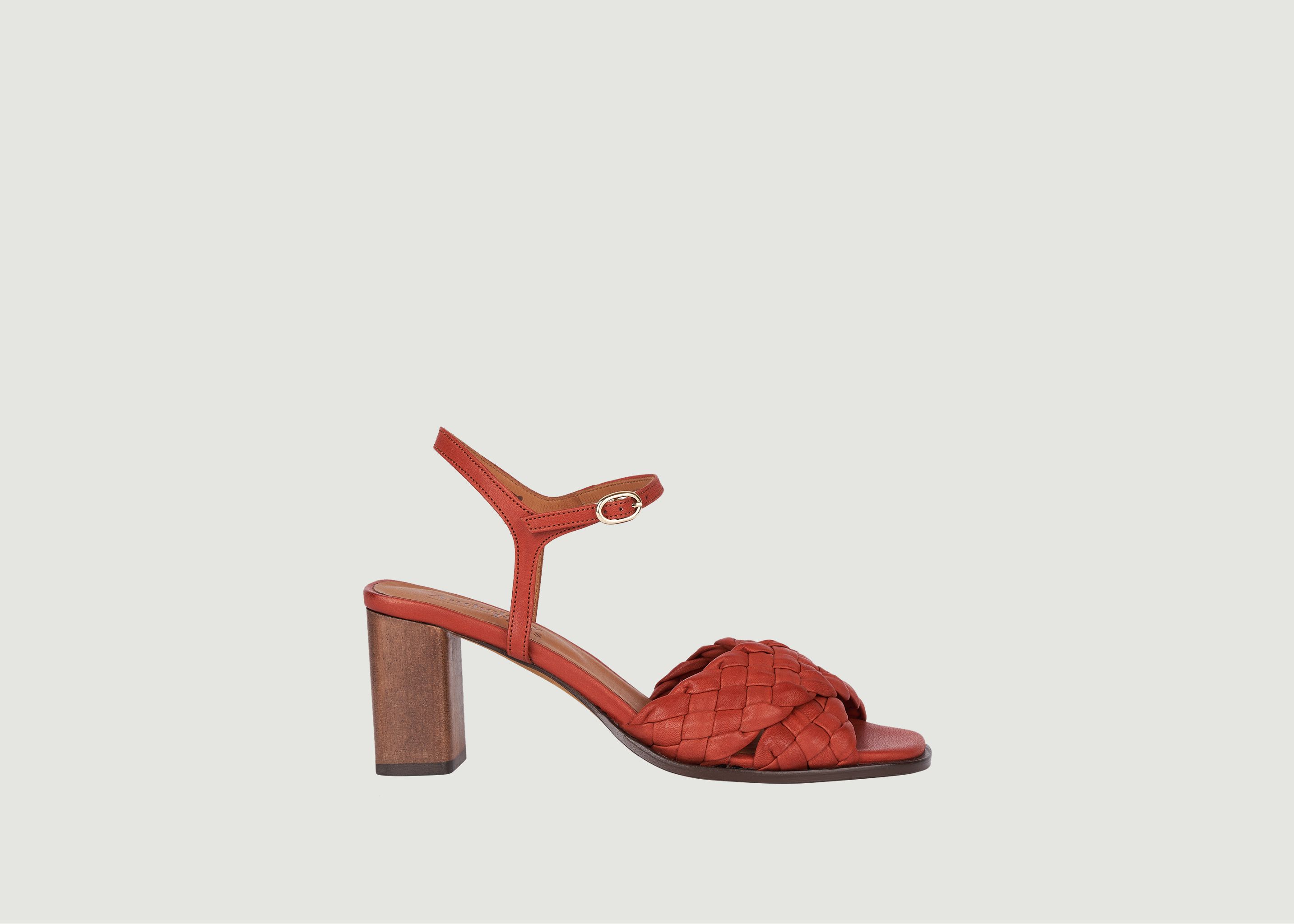 Yael Braided Sandals Heel - Anthology Paris