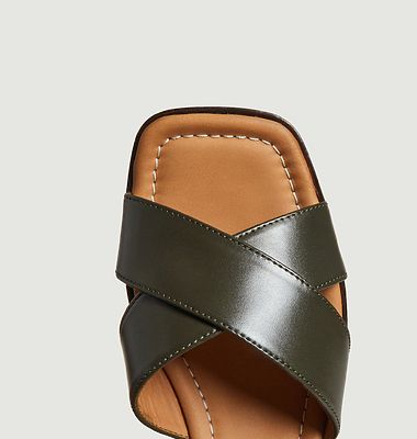 Leather platform sandals Hila