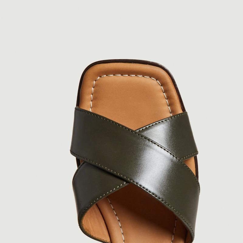 Leather platform sandals Hila - Anthology Paris