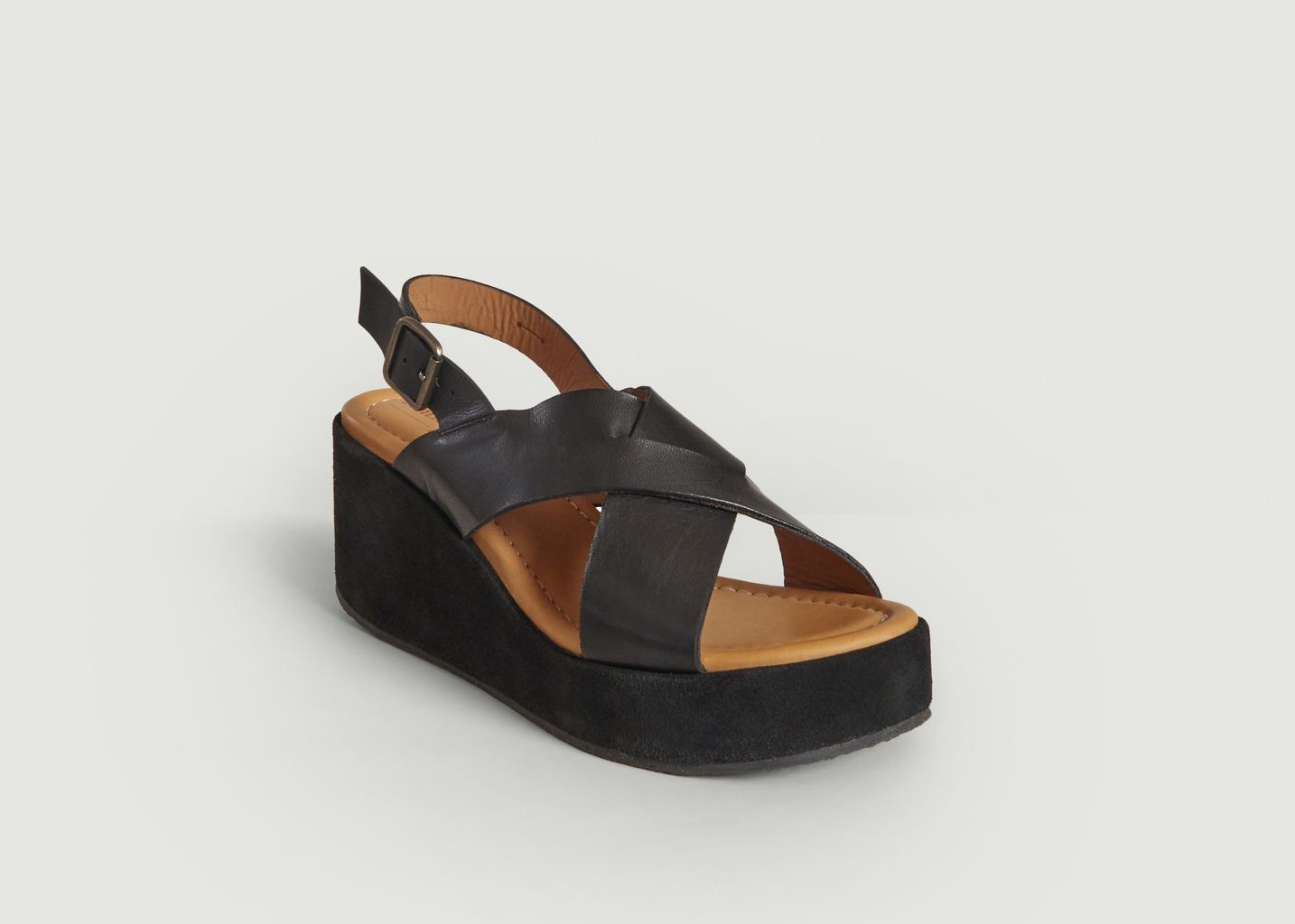 Leather wedge sandals Zerubia - Anthology Paris