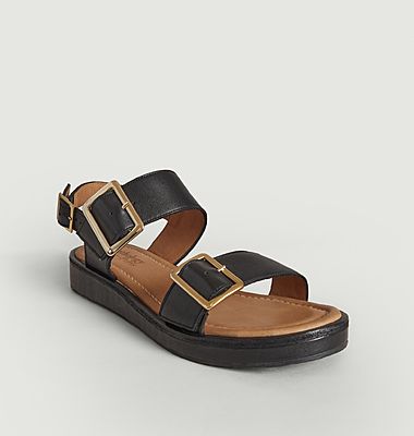Ottawa leather flat sandals