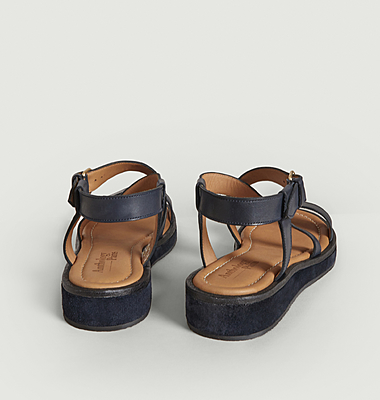 Flache Ledersandalen Otte
