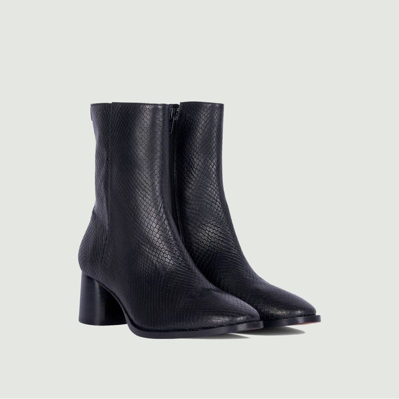 Dea heeled boots Black Anthology Paris L'Exception