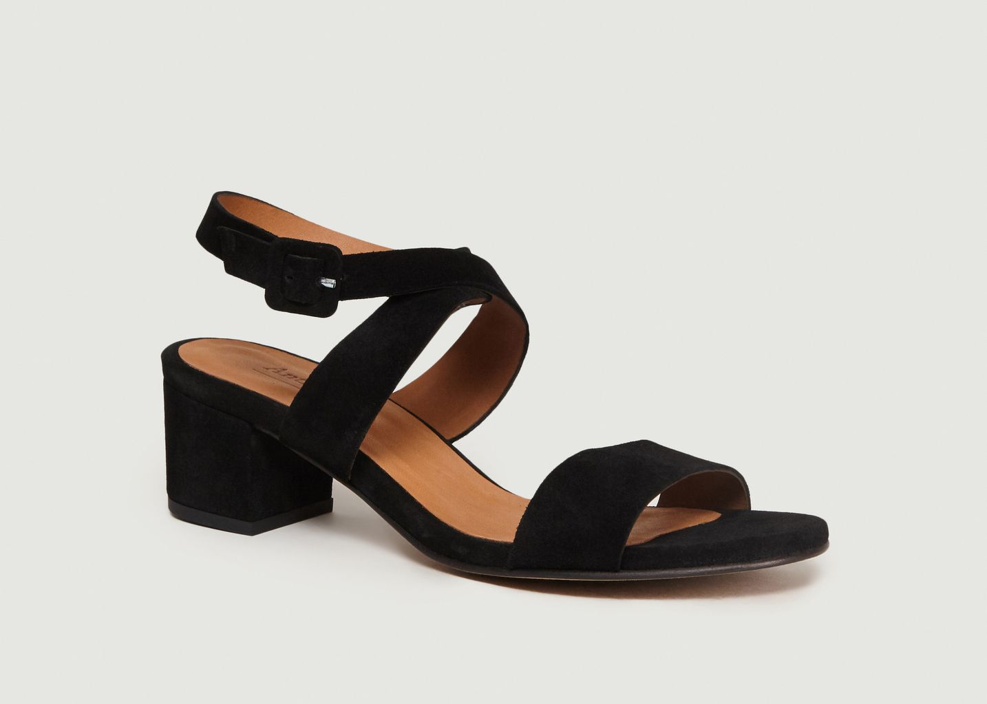 Parisian Black Sandals With Heels - Get Images One