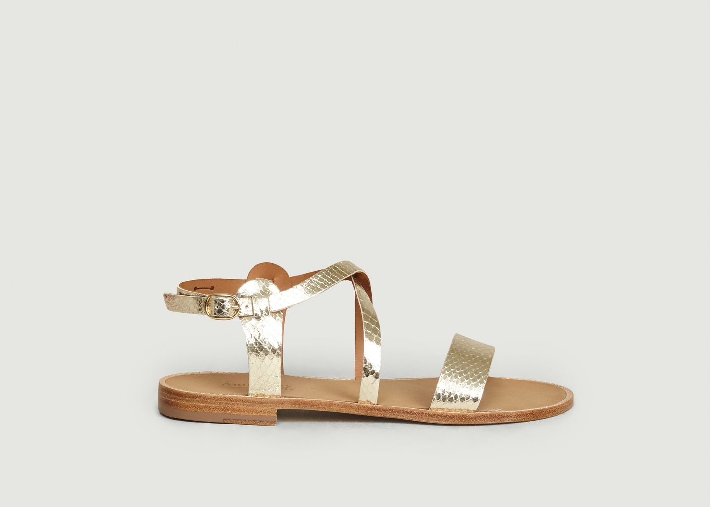 Sandales Beryl en Cuir Lamé - Anthology Paris