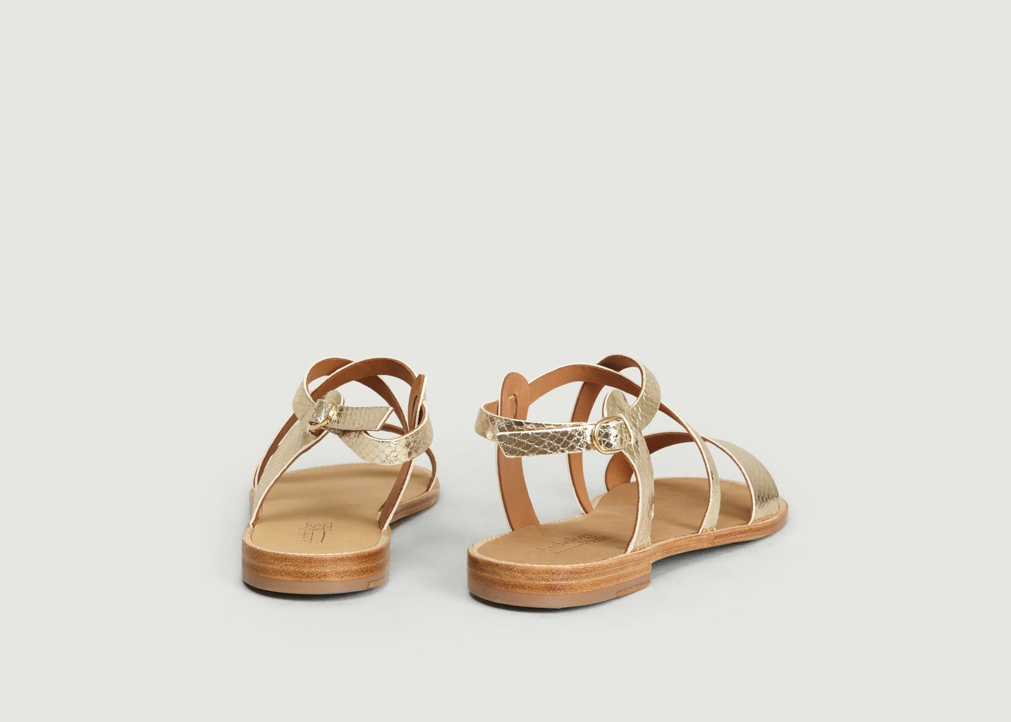 Sandales Beryl en Cuir Lamé - Anthology Paris
