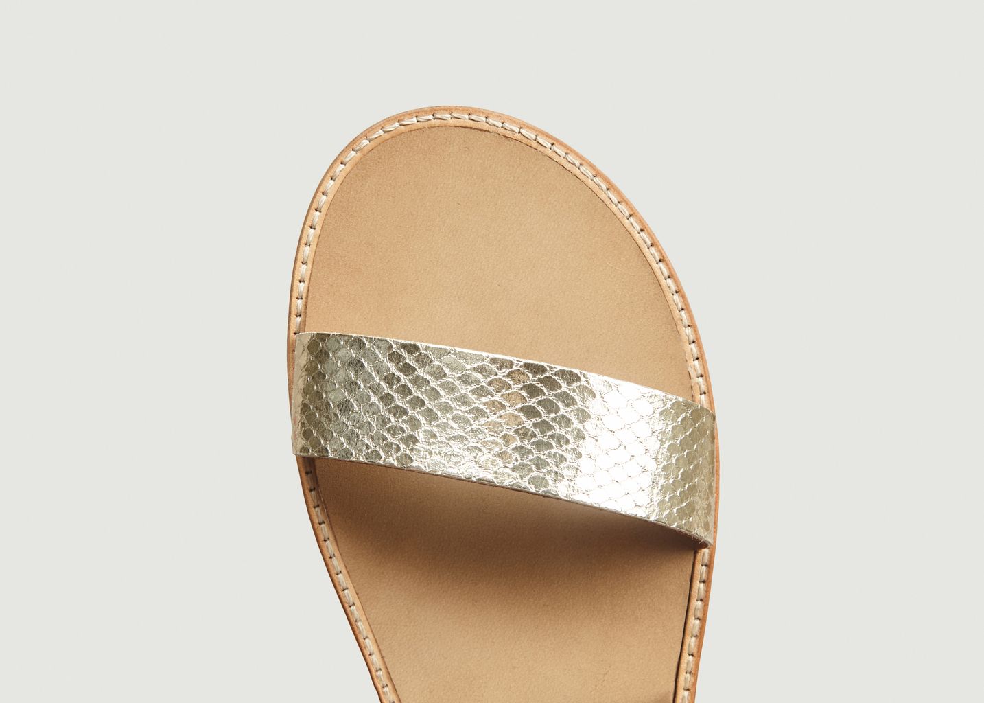 Sandales Beryl en Cuir Lamé - Anthology Paris