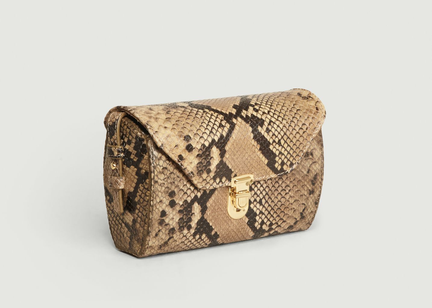 Janis Python Effect Leather Bag - Anthology Paris
