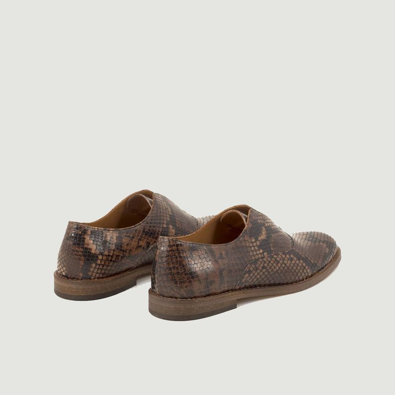 Richelieus en cuir façon python Elvie - Anthology Paris