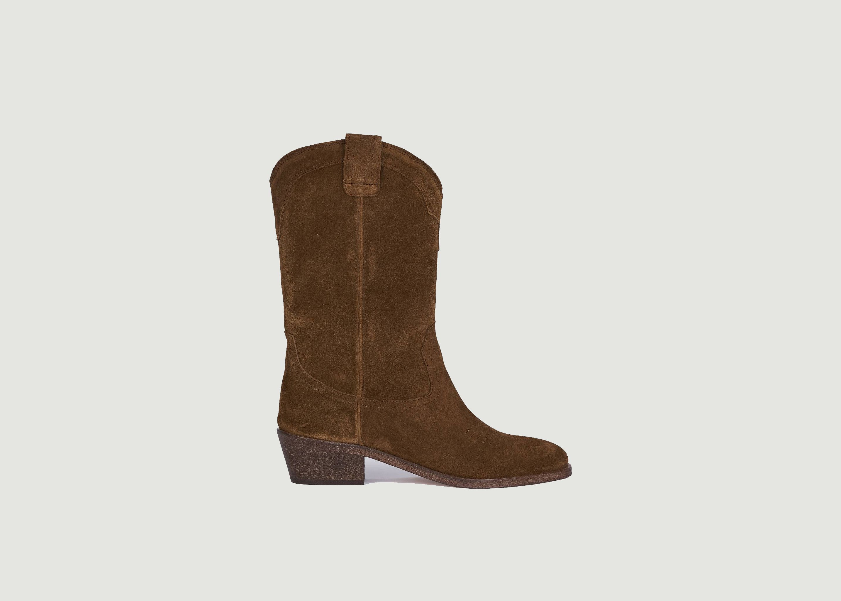 Welson suede leather boots - Anthology Paris