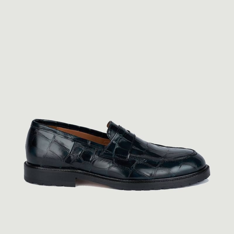 7420 croco effect leather loafers - Anthology Paris