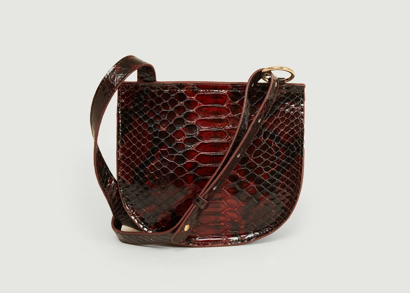 Paris Zaire python-effect leather bag - Anthology Paris