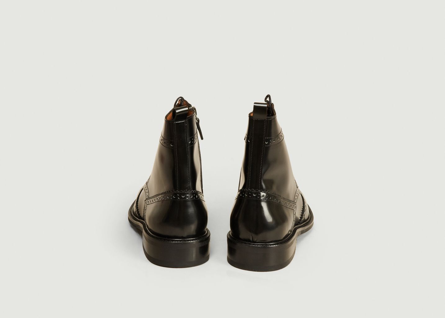 Boots brogues en cuir polido 7484 - Anthology Paris