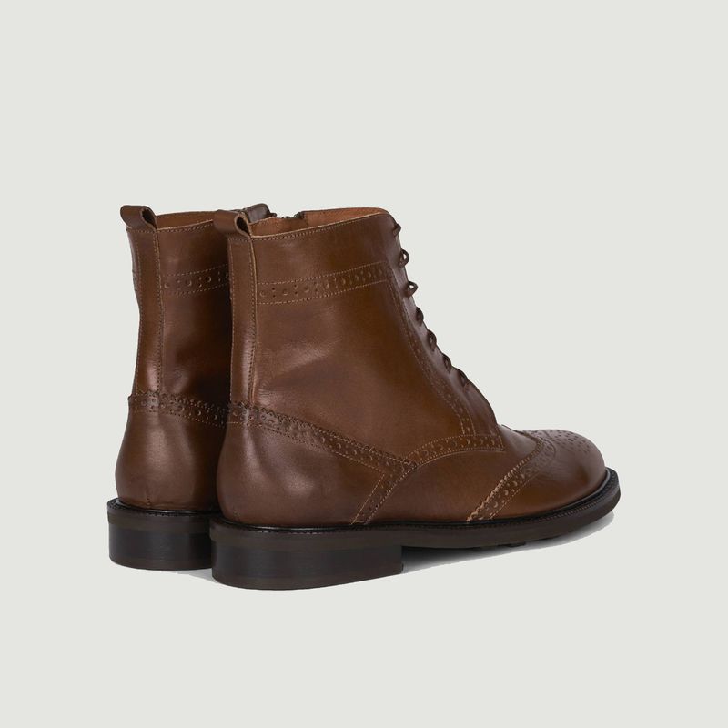 7484 leather brogues boots - Anthology Paris