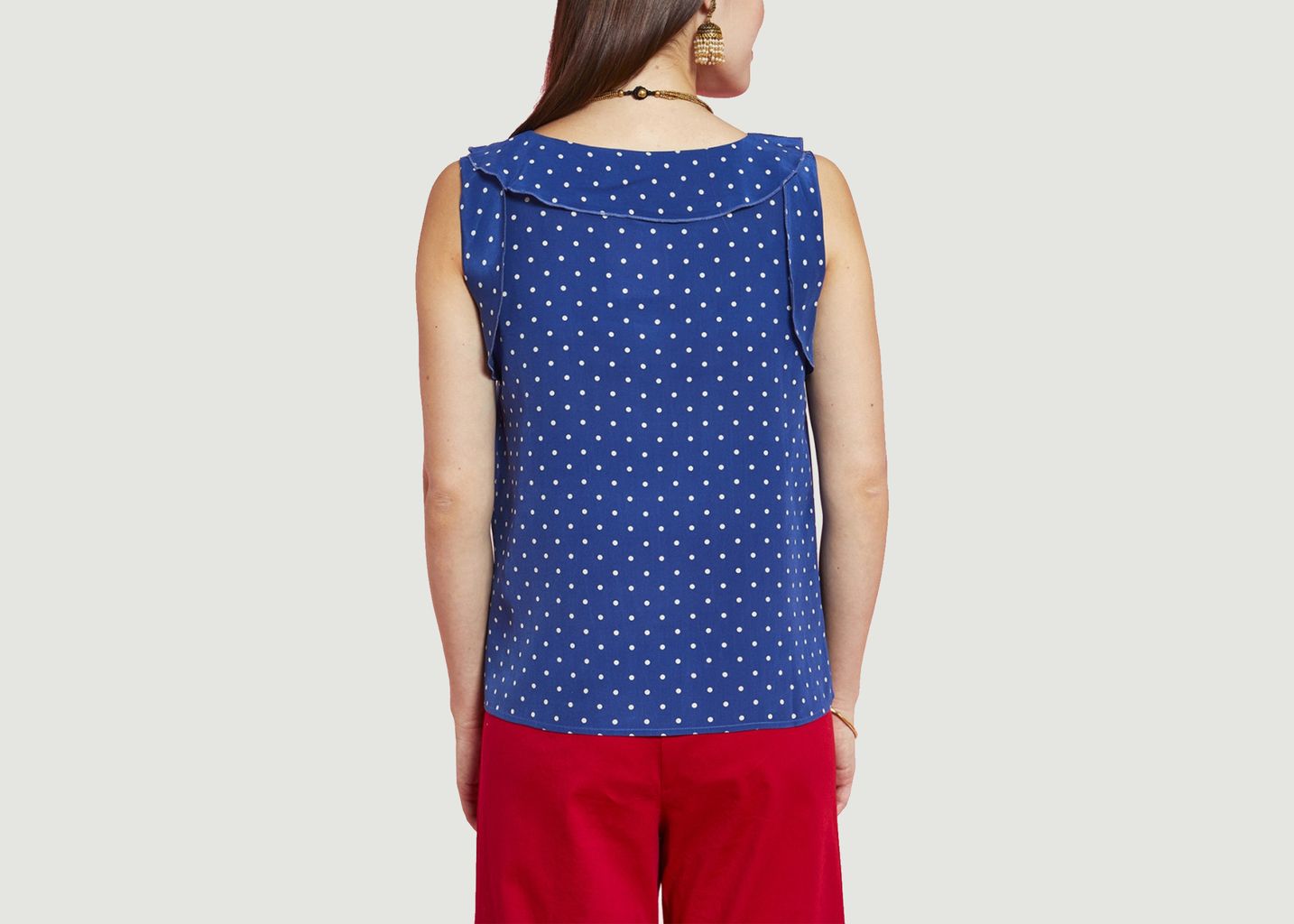 Silk top with dots - Antoine et Lili