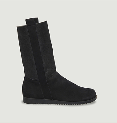 Bottes en cuir fourrées Baokow